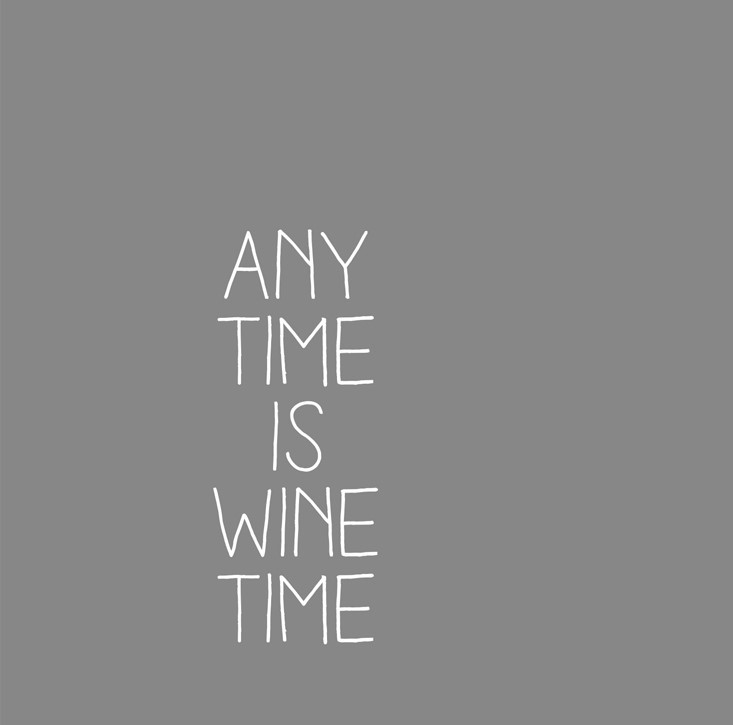 Servetten | Any time is wine time | Räder