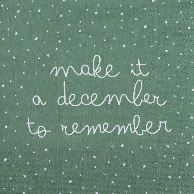 Servetten | Make it a december to remember | Räder