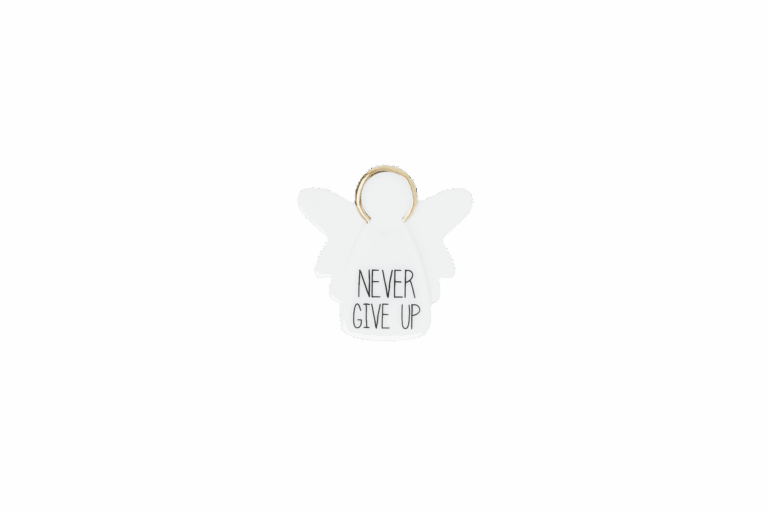 Porseleinen Engeltje | Never give Up | Räder