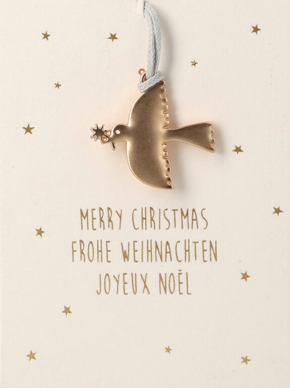 Cadeaukaart Hanger | Duif Merry Christmas | Räder
