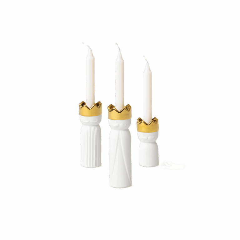 Mini Drie Koningen Kandelaren | Set van 3 | Räder