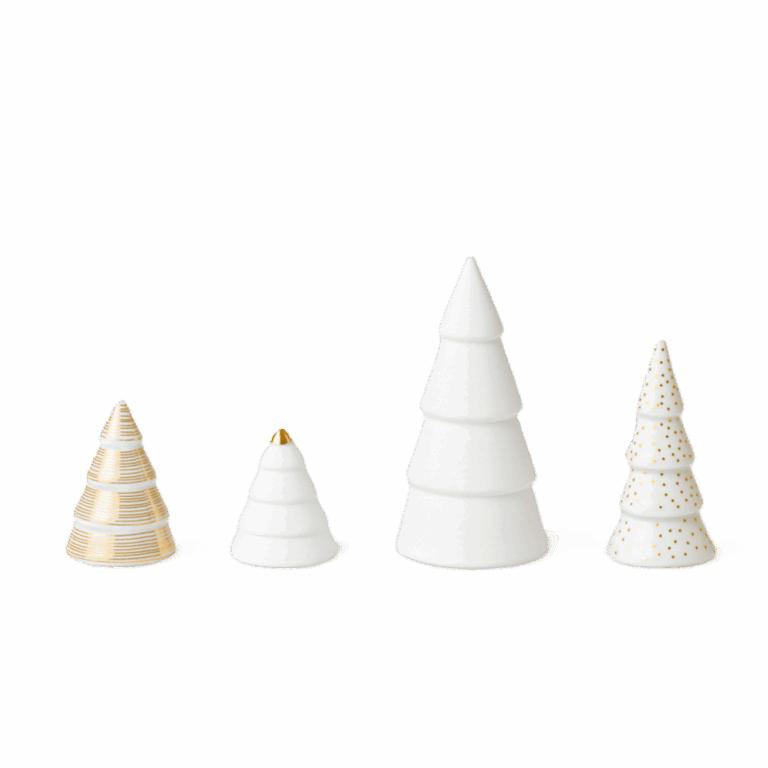 Kerstbomen Set | Goud | Räder