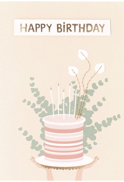 Kaart | Taart Happy Birthday | Räder