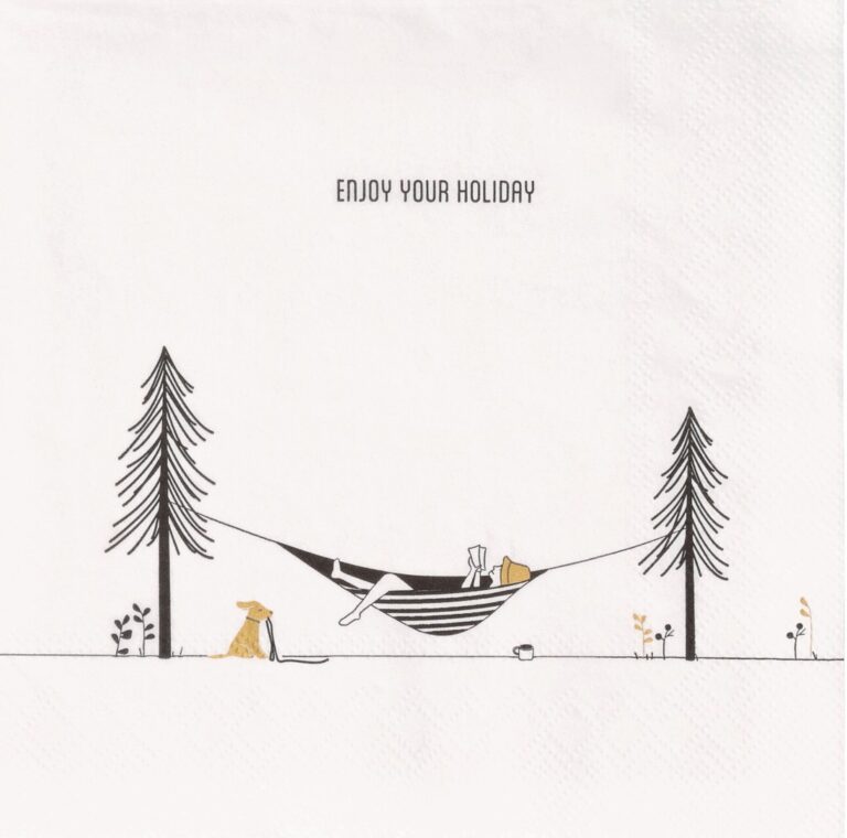 Servetten | Enjoy Your Holiday | Räder