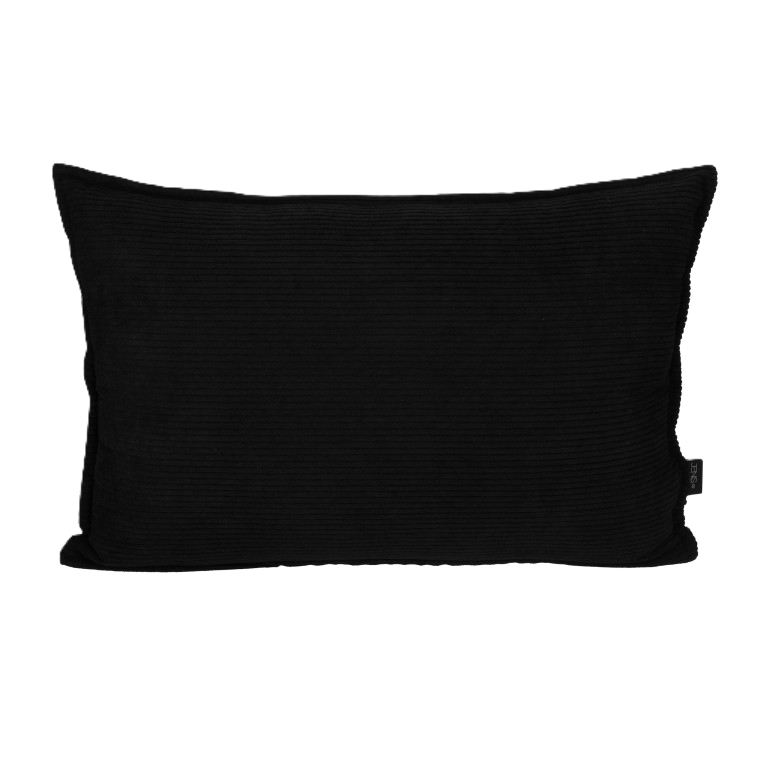 Warmtekussen 60 x 40 | Zwart ribbel | Jens Living