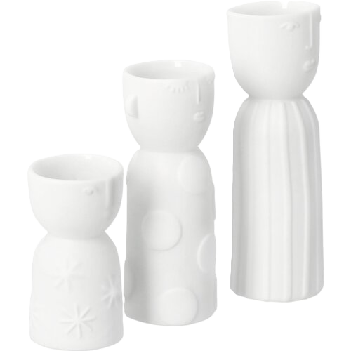 Mini Vazen | Set van 3 | Räder