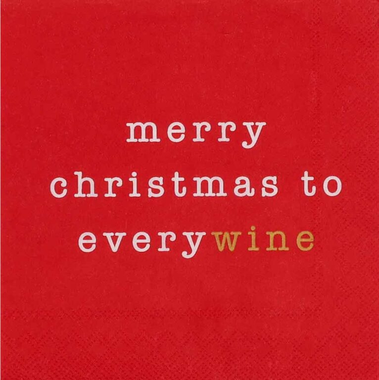 Servetten | Merry Christmas To Everywine | Räder
